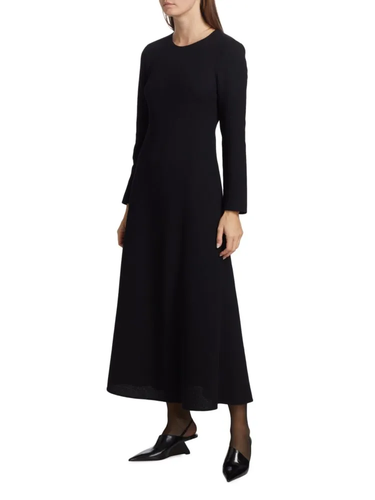 A-line dress with cutout back Lafayette 148 New York, black