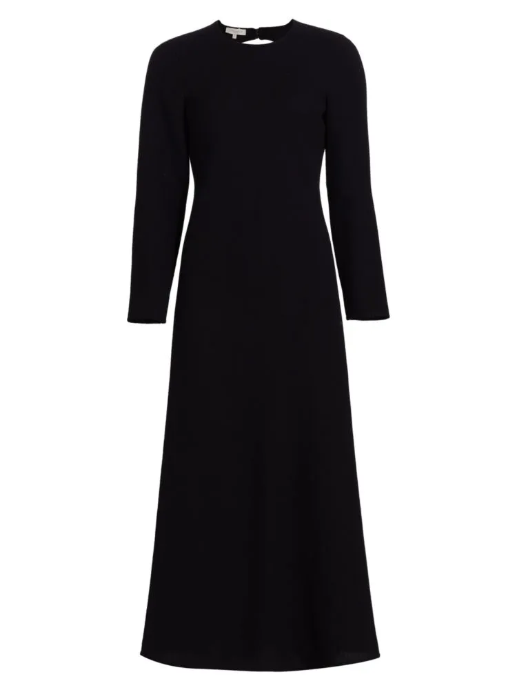 A-line dress with cutout back Lafayette 148 New York, black