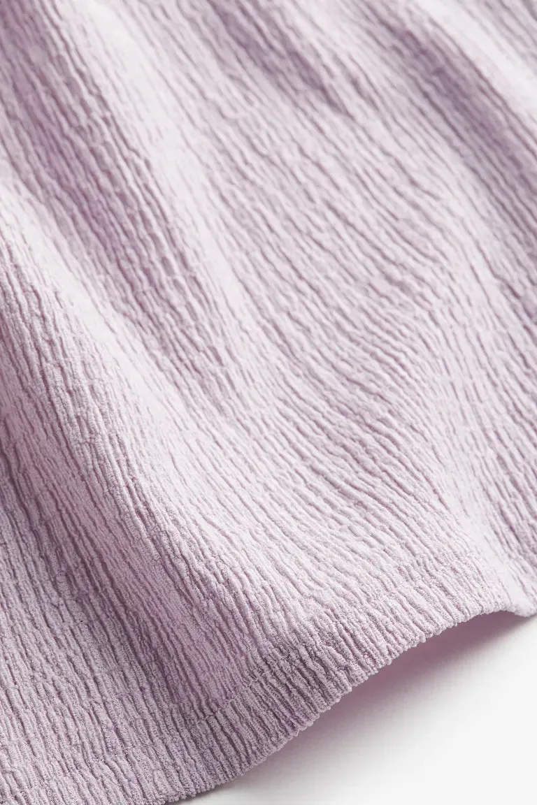 A-line halterneck dress H&M, lilac