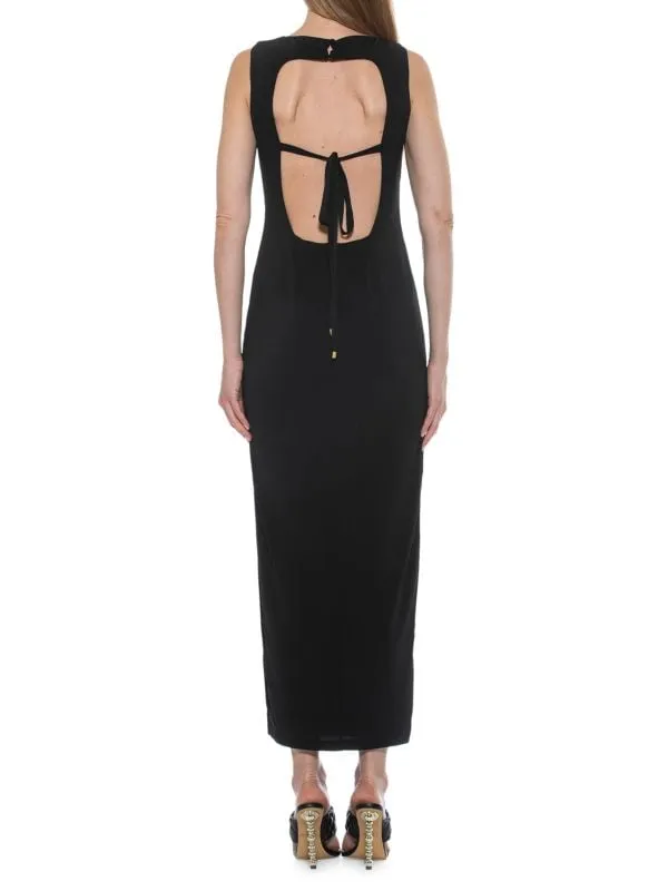 Alexia Admor Maxi Dress with Side Slit, Black