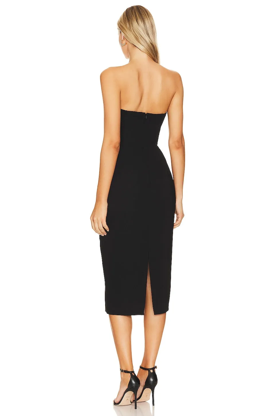 Amanda Uprichard x REVOLVE Kerry midi dress, black