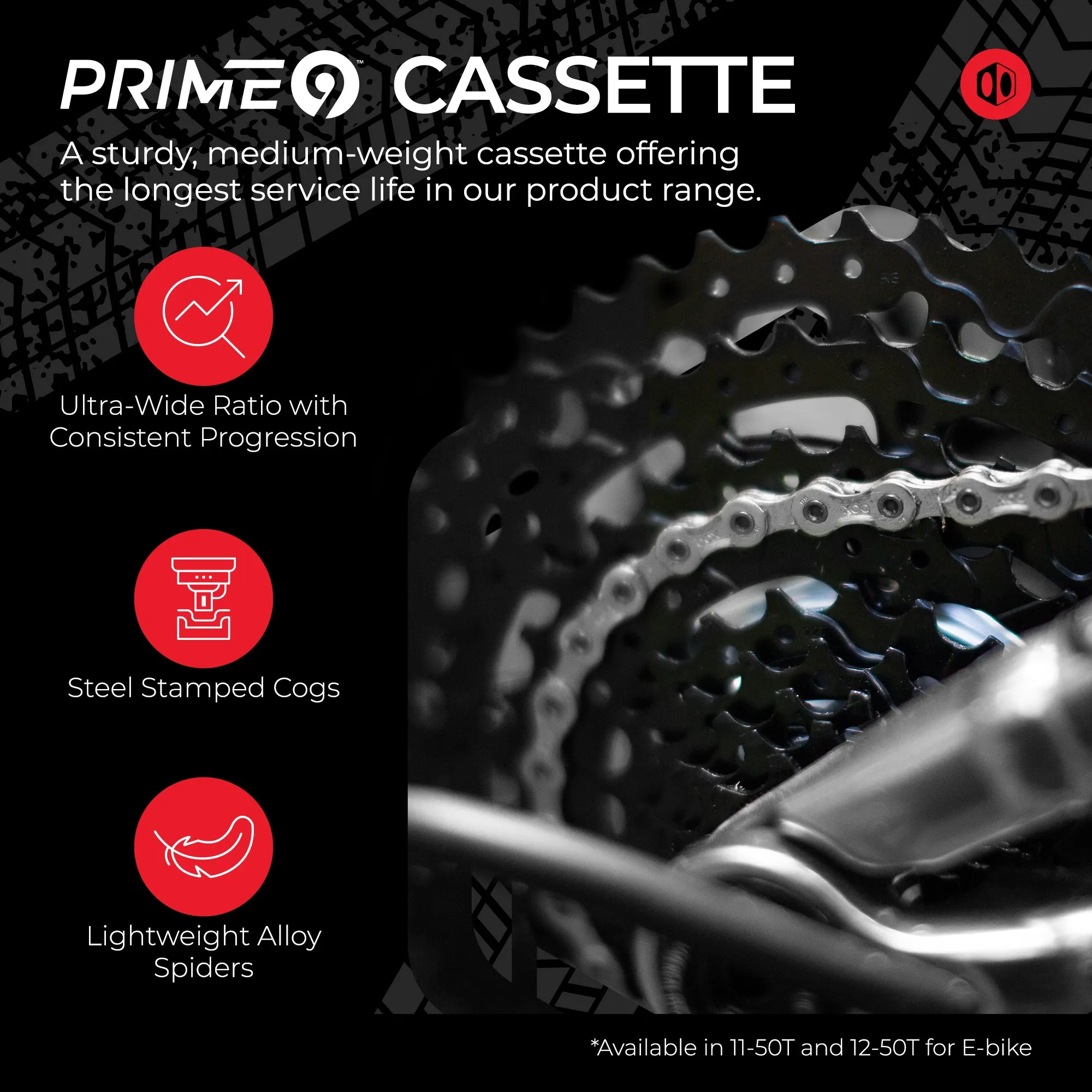 Box Two P9 X-Wide Single Shift E-Bike Groupset