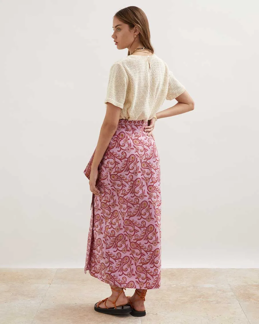 Kiki Nazar Wrap Maxi Skirt