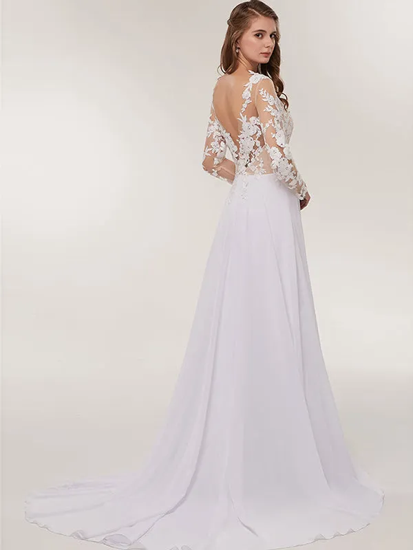 Long Sleeve Bohemia Wedding Dresses