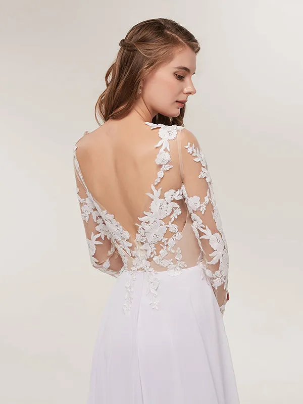 Long Sleeve Bohemia Wedding Dresses