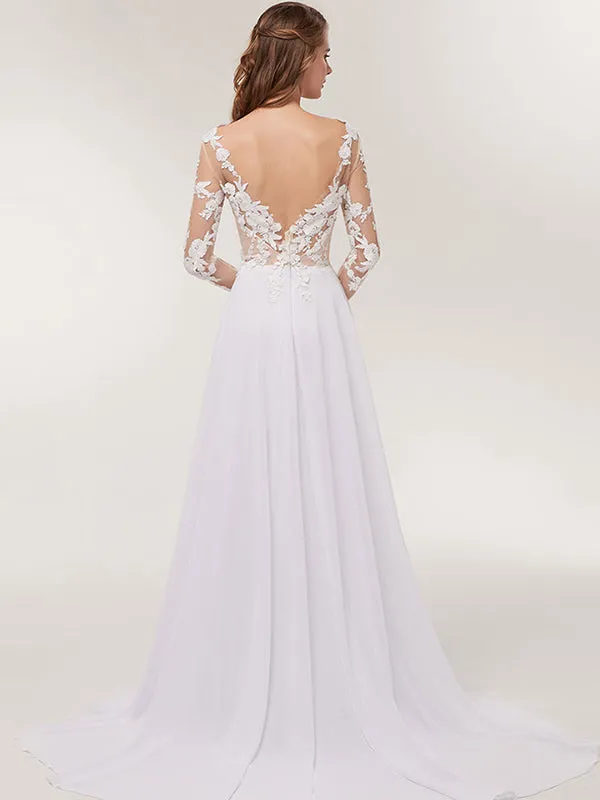 Long Sleeve Bohemia Wedding Dresses