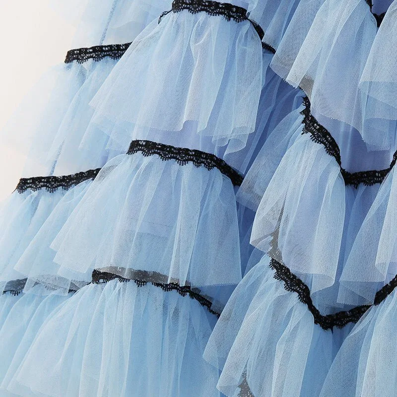 Pre Order:  Ruffled Maxi Layered Cake Skirt