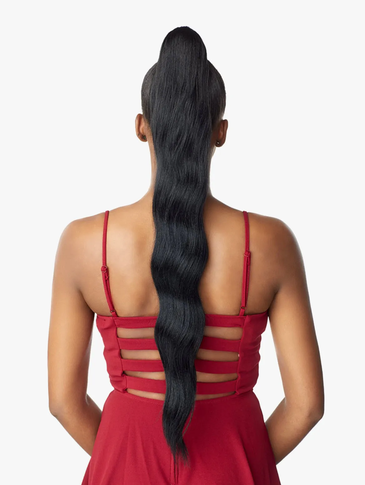 SENSATIONNEL SYNTHETIC PONYTAIL INSTANT PONY WRAP- LOOSE WAVE 30"