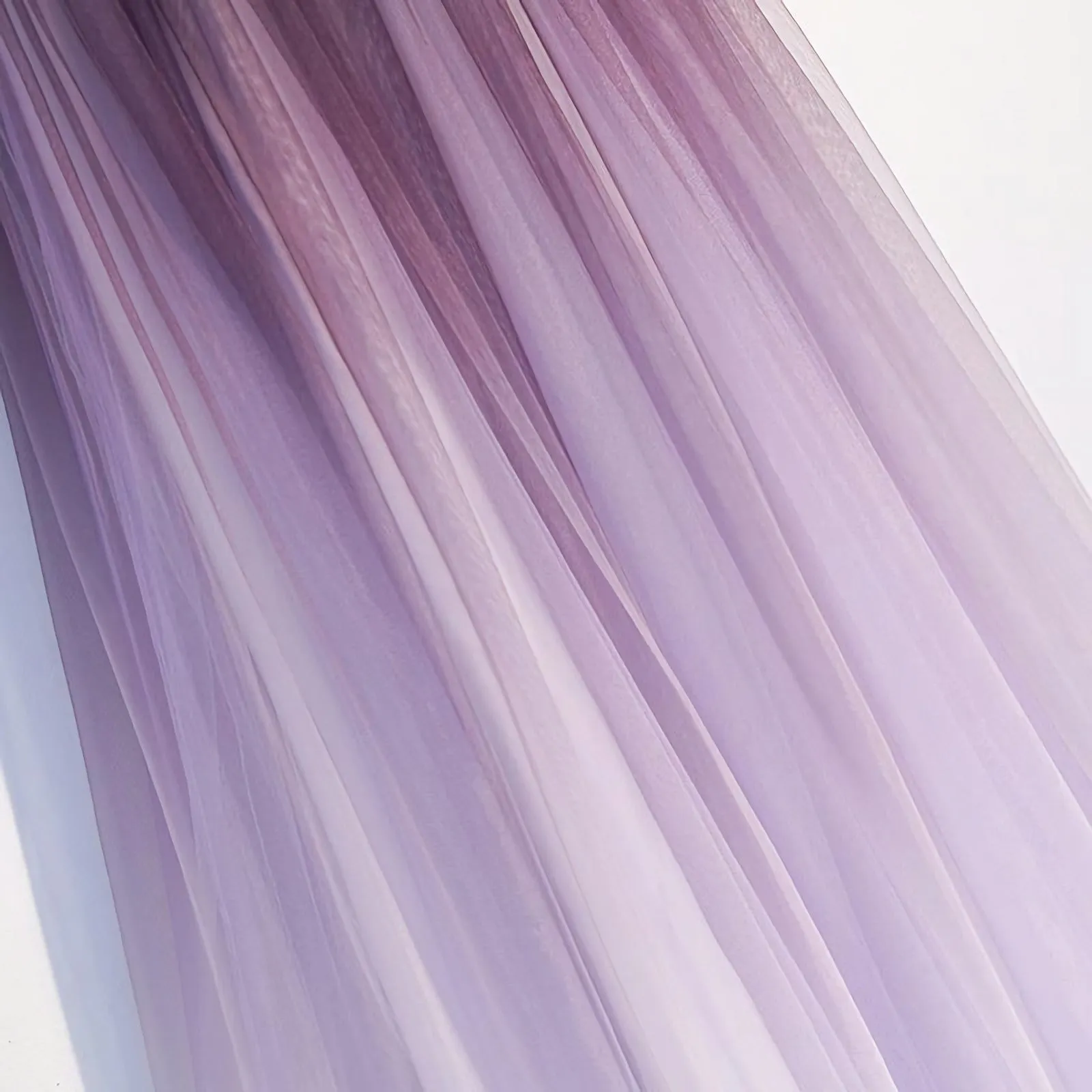 Unique A Line Ombre Purple Beading Prom Dresses With Lace Up Long Dance Dresses