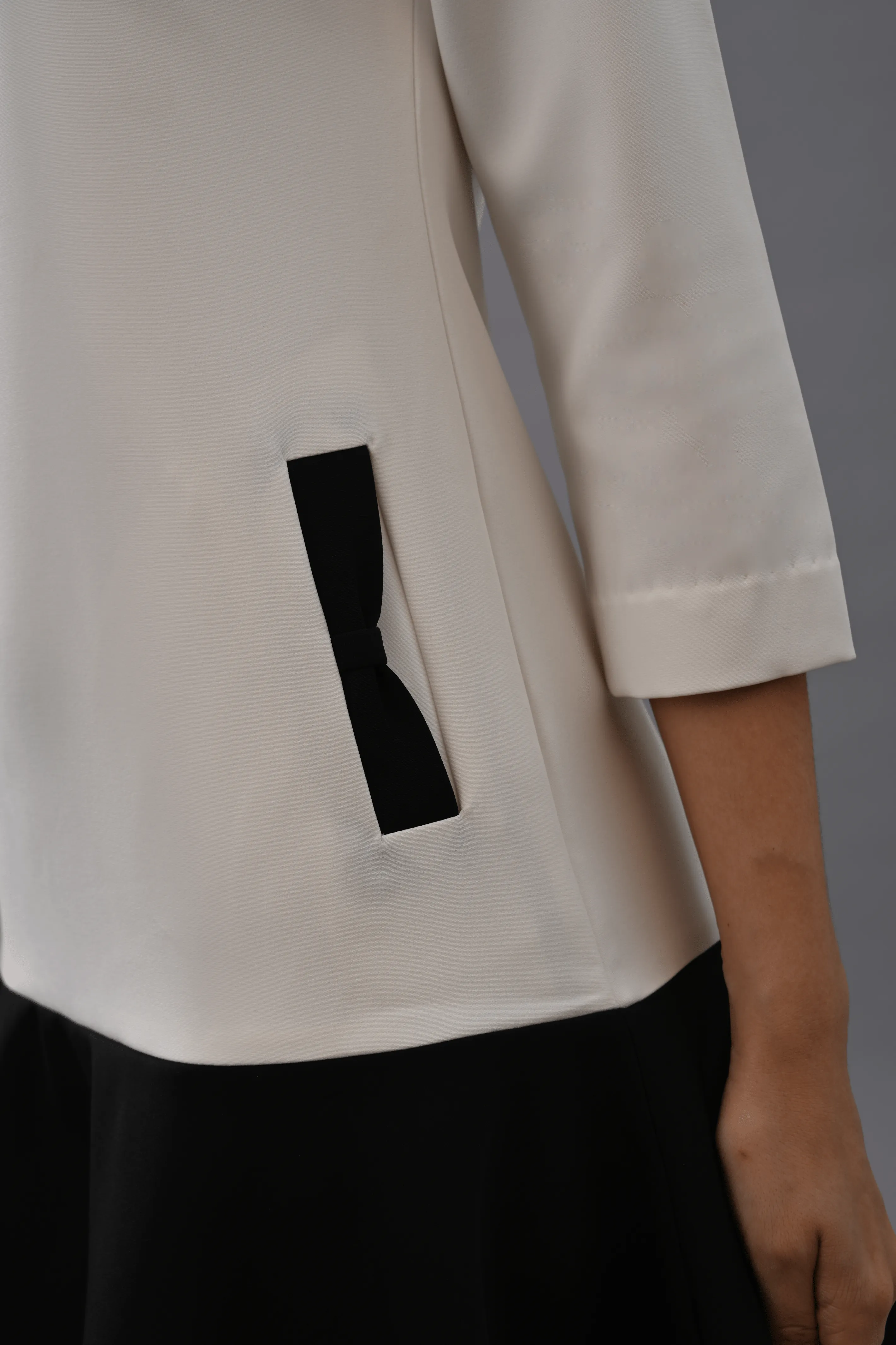 Vogue Low Flare Crepe Shift Dress